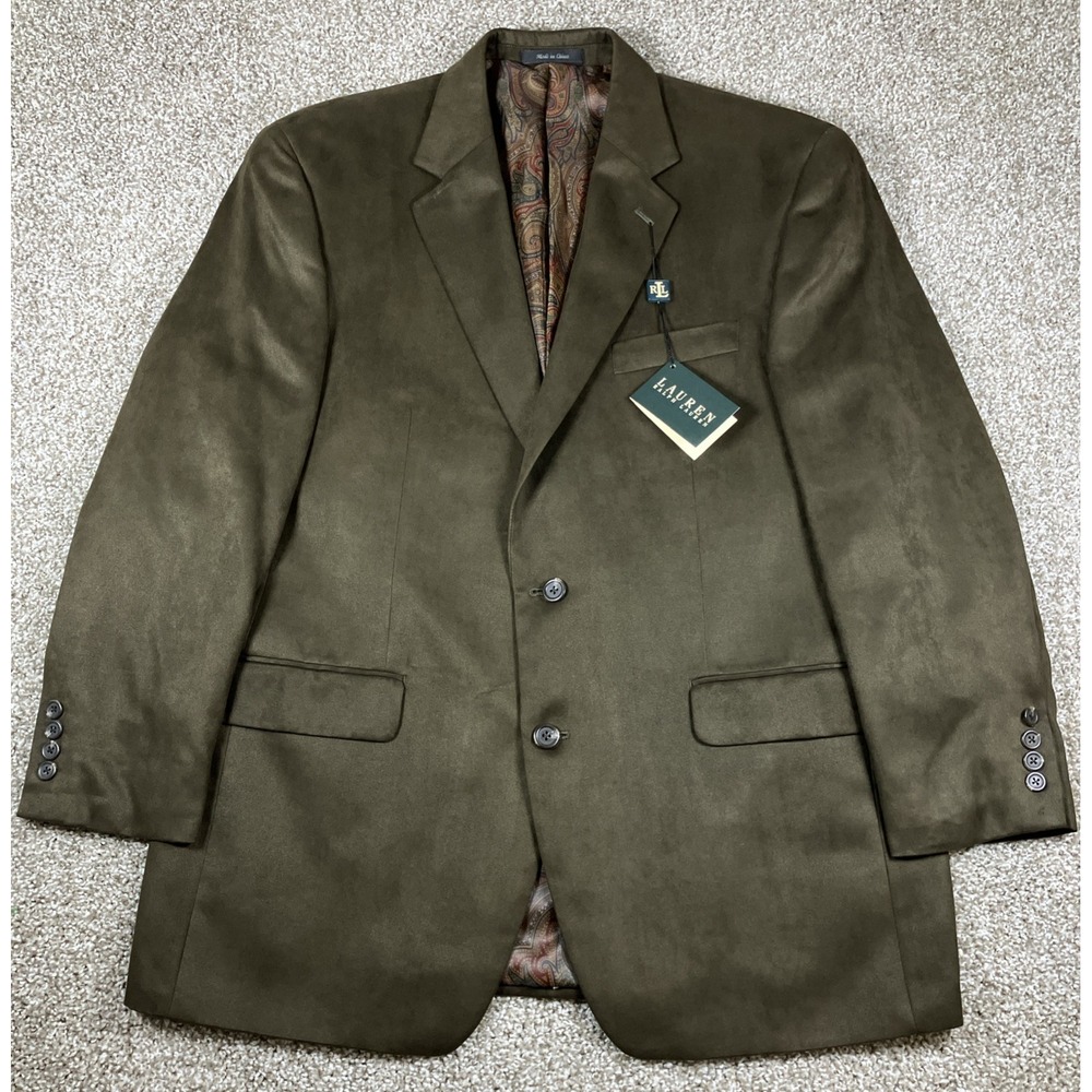 Lauren Ralph Lauren Olive Green Sport Coat Blazer